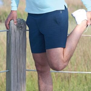 BIRDDOGS Art Fartknockers Shorts in Blue Heather